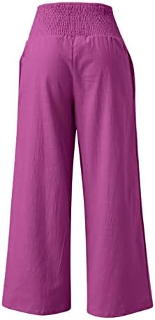 Панталони за пижами за жени меки еластични половини црвени и црни карирани PJs за спиење на лежење удобно лежење панталони за јога