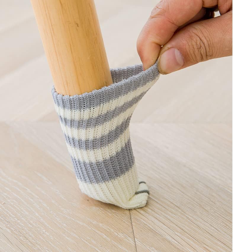 20 Парчиња Чорапи За Стапала За Стол-Симпатична Мачка За Дизајн На Канџи Заштитна Покривка За Нога-Мебел Плетени Чорапи За Нозе-Лесни За