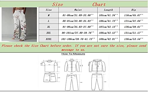 XXZY 2022 Нови Мажи Летни Секојдневни Печатени Врвки За Влечење Панталони Со Среден Струк Со Џебови Керамички Влечки