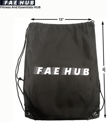 Fae Hub AB ролериско тркало за вежбање со ABS со рампа на коленото и салата за теретани, лесна и преносна за фитнес центри или
