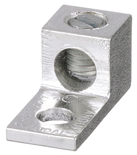 Panduit LAMA500-38-6Y Алуминиумски механички алуминиум, единечен барел, тип лама, 4 AWG-500 kcmil, 3/8-инчен дупка за обетка