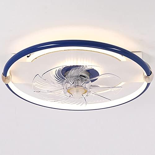 Fazrpip лустери, вентилатор на таванот со светло LED тавански вентилатор температури лустер модерна внатрешна таванска ламба тавана