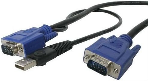 STARTECH.COM додатоци 15ft 2-во-1 ултра тенок USB/vga кабел за kvm swtich