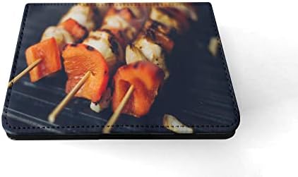 Cargrill Kebab Skewers Food 2 Flip Table Cove Cover за Apple iPad Mini