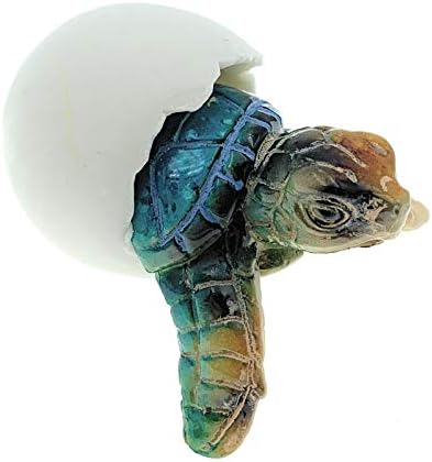 Глобус увезува бебешки морски желки кои се штиклираат од јајца мини фигурини, сет од 3