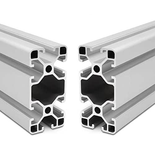 4080 t слот за алуминиумска екструзија за 3Д делови од печатачот и CNC DIY Silver 500mmx2