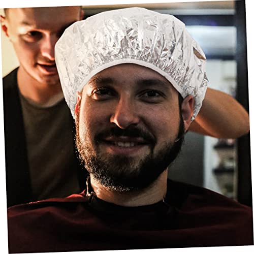 Beavorty 12pcs алуминиумска фолија капа за туширање капа за боење на косата капаче за боење на косата длабоко климатизација
