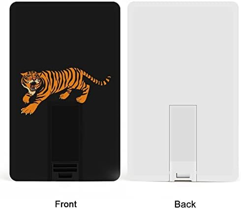 Angry Tiger кредитна картичка USB Flash Drives Персонализирани мемориски стапчиња клуч за корпоративни подароци и промотивни подароци