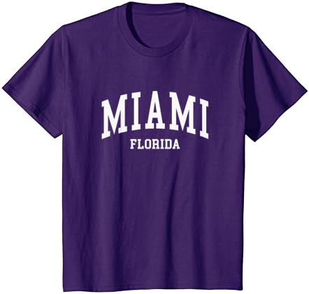 Мајами - Флорида - Дизајн на враќање - класична маица