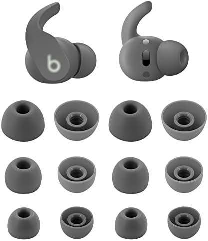 Alxcd Eartips компатибилни со Beats Fit Pro, S/M/L 3 големини 6 пара меки силиконски ушни ушни совети Замена на ушите совети, компатибилен