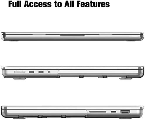 Финти Случај За Macbook Pro 16 Инчен Случај A2780 A2485-Заштитни Предвремени На Хард Школка Покритие За MacBook Pro 16 M2 Pro