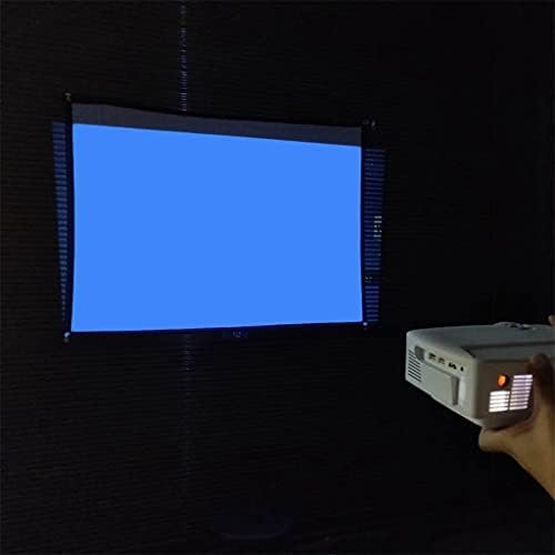 Dsfeoigy Голем 16: 9 Преклопен дизајн Дома Проекциски екран Филмски театар на отворено 120 инчен филмски видео екран за проектор