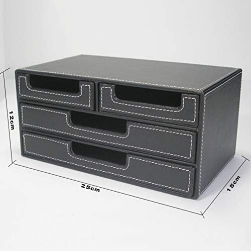 Кутии за складирање на кутии за складирање на кутии за складирање на кутии PU File Multifunctional Sundries Организатор Мулти