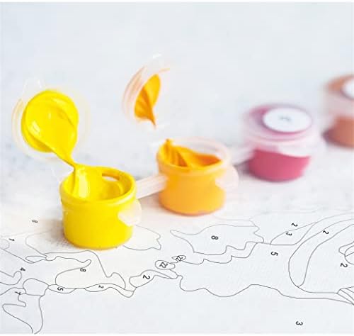 N/A DIY боја сликарство цветна сончоглед боја по број комплет акрилна боја мансарда слика