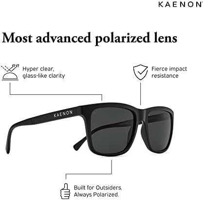 Каенон Ладера Поларизирани Очила За Сонце, Обезбедува Јасност Во Светлина &засилувач; Елиминира Отсјај, Лесен Материјал За Крајна Удобност