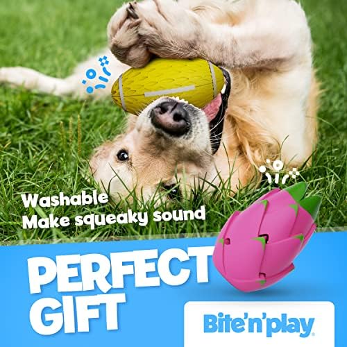 Играјте Премиум Интерактивни Играчки За Кучиња-Пискливи Играчки За Џвакање За Агресивни Џвакачи, Средно &засилувач; Голема Раса-Диспензерот