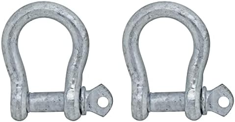 Extreme Max 3006.6608 Boattector Galvanized Anchor Shackle - 3/8 “