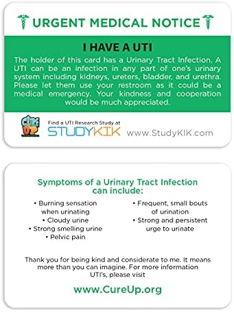 Картичка За Помош на Инфекција на уринарниот Тракт-3 парчиња