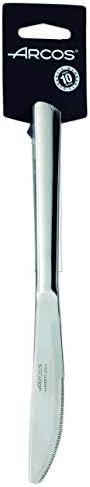 Аркос Серија Тоскана-Табела Нож Сет-Моноблок од едно Парче нерѓосувачки Челик 18/10 и 220 мм Сребрена Боја, И Пластика