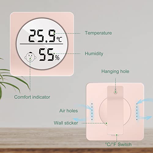 НИЦА-Моќ Дигитален Хигрометар Внатрешен Термометар Просторија Термометар Мерач На Влажност Со Температура Монитор За Влажност Сензор