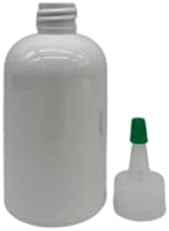 Природни фарми 4 мл Белиот Бостон БПА БЕСПЛАТНИ шишиња - 12 пакувања со празни контејнери за полнење - производи за чистење на есенцијални