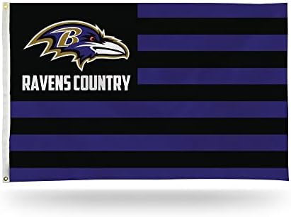 Rico Industries NFL Country 3 'x 5' Банер знаме Единствена еднострана - внатрешна или надворешна - домашен декор