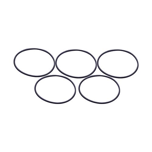 Bettomshin 5pcs нитрилна гума О-прстени, 4,92 x4.53 x0.2 црна метричка буна-нитрилна запечатување заптивка за замена