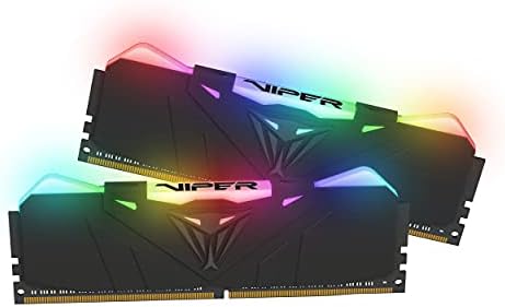 Patrio Viper RGB серија 32 GB 3200MHz комплет w/црна топлинска обвивка