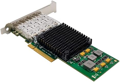 10 GB PCI-E 3.0 x8 NIC мрежна картичка, Quad- SFP+ порта, со контролер Broadcom BCM57840, PCI Express Ethernet LAN Adapter Server Windows