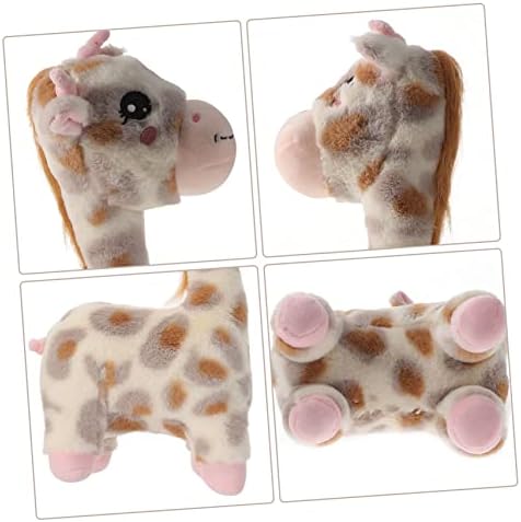 Toyvian Giraffe Doll Doll Plush играчки за полнети животни за деца кадифен перници за деца жирафа плишана кукла деца жирафа играчка