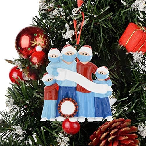 2020 Декорации за Божиќни празници Персонализирани преживеани семејство на украс