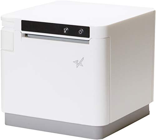 Star Micronics MC-Print3 3-инчен Ethernet / WLAN / Bluetooth / USB / Молња термички POS печатач со CloudPrnt, Cutter и надворешно
