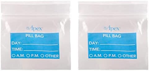 Апекс Пилула Кеси, 50 Брои-Мали Торби За Апчиња И Витамини