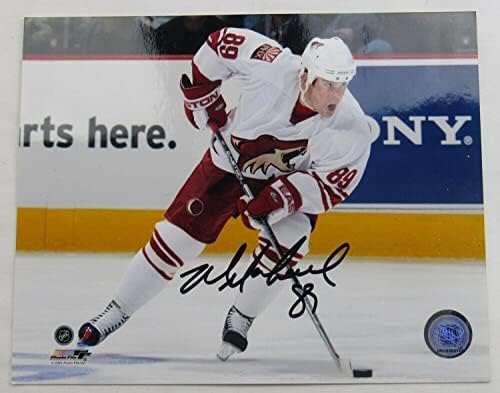 Мајк Кори ја потпиша авто -автограмот 8x10 Фотографија - Автограмирани фотографии од NHL