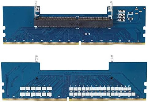 ASHATA SO DIMM до DDR4 CONVERTER, професионален лаптоп DDR4 SO-DIMM до DESCTOP DIMM меморија за мемориски конекторски картички за конвертор Адаптер
