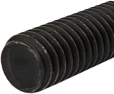 X-Ree 1/2 '' Thread 5 '' Должина на јаглерод челик со двојна ета постепена црна црна 5 парчиња (1/2 '' 'Rosca 5' 'Londitud Acero