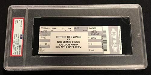 Детроит Црвените крилја последен натпревар во билет за Jо Луис Арена ПСА нане 9 одделение - билети за бокс