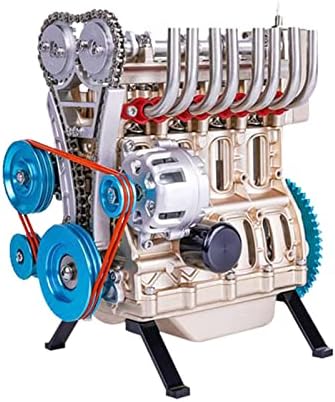 TGOON 4 мозочен удар единечен цилиндер мотор, CNC занаетчиски мотор за модел на модел на модел на сите метални за деца