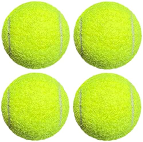 ТЕНИСКИ Топчиња HPWFHPLF, 4 Спакувајте Напредни Тениски Топчиња За Вежбање За Почетници, Тренирање Играње Тениски Топки