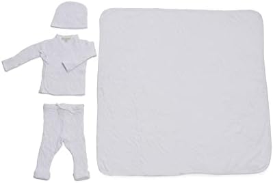 Barefoot Dreams Bunder Bunder 4-парче сет со ќебе, капа, кошула со долги ракави, панталони, памук