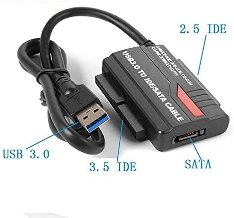 Конектори 1pcs USB3.0 IDE light line inde+SATA хард диск 2.5 картичка HDD инчен читач мобилен конвертира 2021 3.5 адаптер за конекција