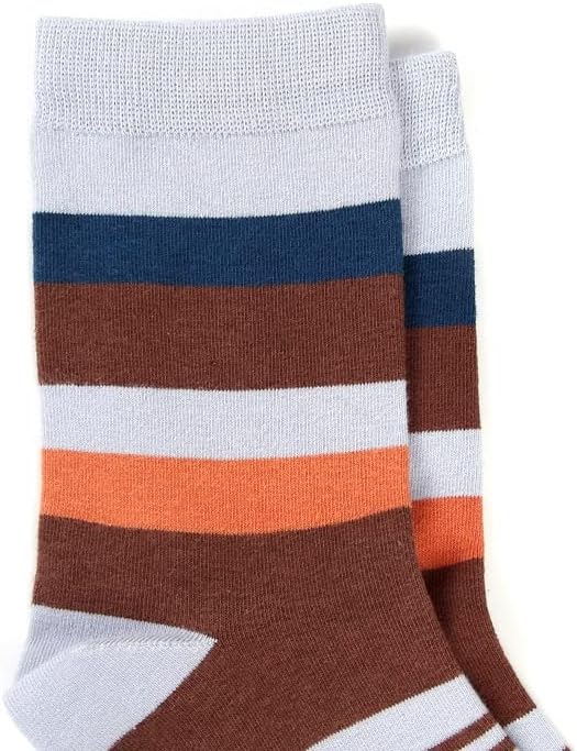 ГАНФАНЕР 5 пара/рачни памучни чорапи со мачки шари за компресија Цилиндрични чорапи со голема големина