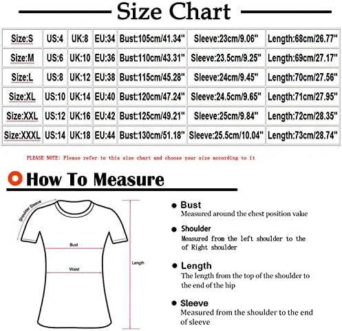 Погодете какви врвови за печатење на букви за жени Смешна петелка графичка маица кратки ракави екипаж на екипаж на екипаж 2023 модни кошули