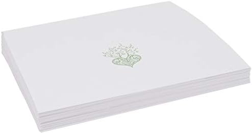 Дрво на животните картички за срце, мудрец, сет од 150, пред -исечени и постигнати - свадба, забава, вечера и специјални настани - направени