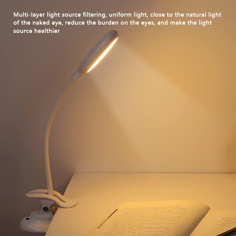 Светилки за клип на цехолид, ламба за очите на очите, ламба за кревети за полнење на мала маса, преклопна мала ноќна ламба