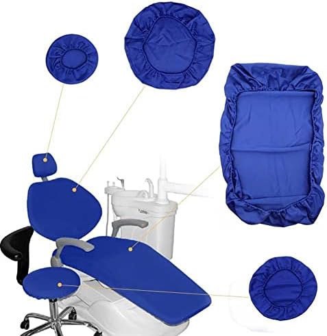 WLKQ 4PCS/Поставете капаци на стоматолошки столици, заштитно целосно покритие на столчето, заштити потпирач за столче стол