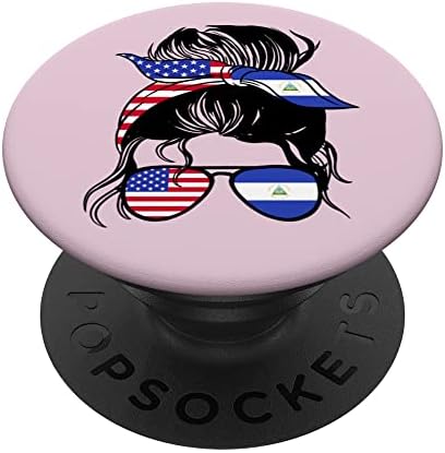 Nicaraguan Roots America Nicaragua Mix Nicaragua Heritage Popsockets Swappable PopGrip