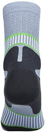 Бауерфеинд Надворешни Перформанси Чорапи Со Средно Сечење-3 Функционални Зони За Олеснување На Ѓонот, Удобност на Ахиловата Тетива &засилувач;