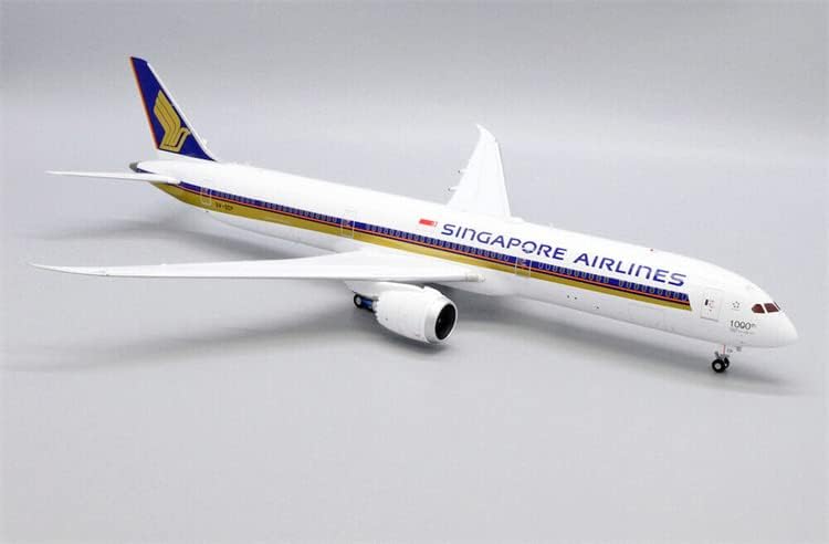 JC Wings Singapore Airlines за Boeing 787-10 Dreamliner flap down 9V-SCM со Stand Limited Edition 1/200 Diecast Aircraft Prefuigled