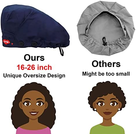 Абамерица Буфант капа со копче и џемпери, прилагодливи работни капи за жени мажи, една големина одговара на сите